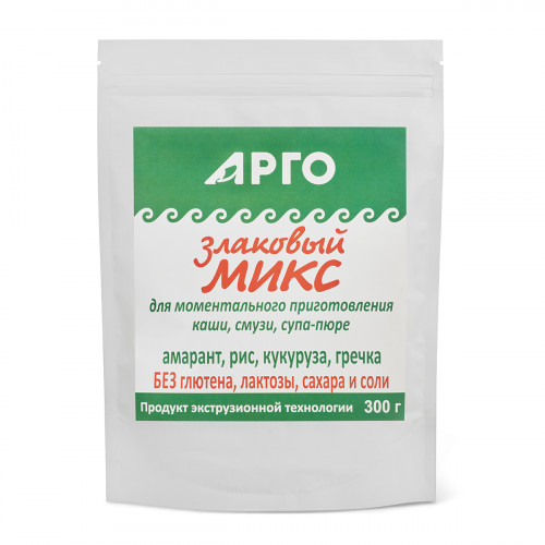 Микс злаковый для каши, смузи суп-пюре, Арго, 300 г