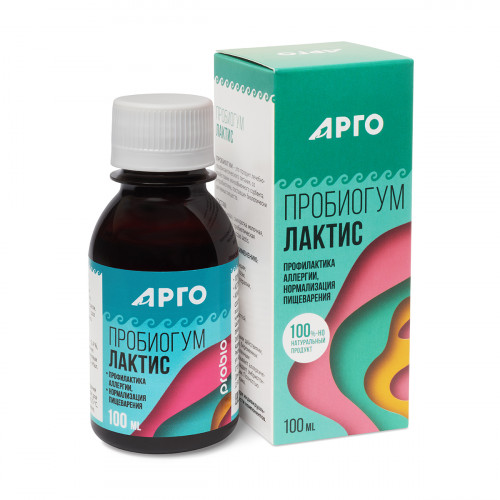 Пробиогум Лактис, Арго ЭМ-1, 100 мл
