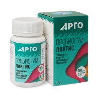 Пробиогум Лактис, Арго ЭМ-1, 60 таб
