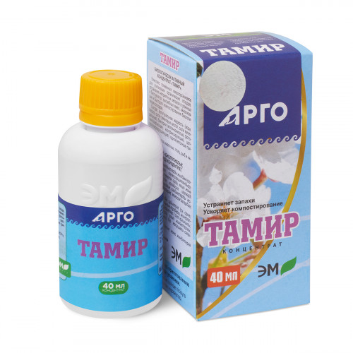 Препарат Тамир от запаха концентрат, Эм-Центр (Арго), 40 мл